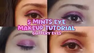 5 mints eye makeup tutorial / step by step 