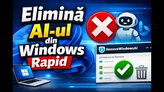 Tutorial RemoveWindowsAI &ndash; Dezactivează AI-ul din Windows