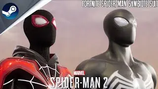 *NEW* Fortnite Spider-Man Symbiote Suit vs. Sandman Boss Fight | Spider-Man 2 PC Mods