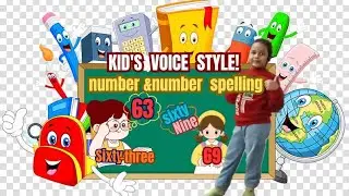 NUMBER AND NUMBER NAME FOR KIDS LKG UKG CLASS FIRST