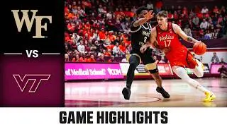 Wake Forest vs. Virginia Tech Game Highlights | 2025-26 ACC Men's Basketball