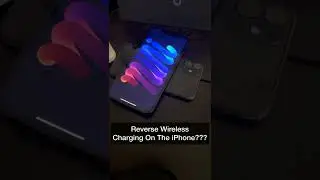 Reverse Wireless Charging On the iPhone #shorts