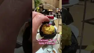 Afternoon Tea at hotel Fullerton