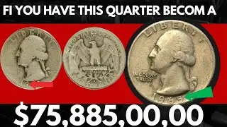 DO YOU HAVE 1965 THESE WASHINGTON QUARTER DOLLAR COINS WORTH BIG MONEY! COINS WORTH MONEY! 💰