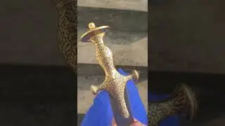 Gold Inlay(New work) antique wootz sirohi