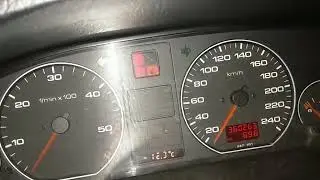 Audi A6 C4 2.5 TDI cold start -12'C