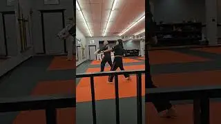 SGS Sophia weapon training #karate #taekwondo #406living 