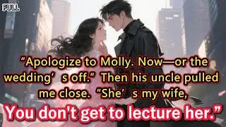 “Apologize to Molly. Now—or the wedding’s off.”Then his uncle pulled me close.“She’s my wife,You...