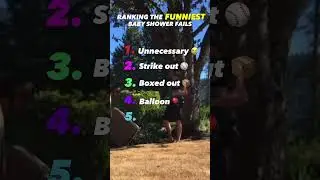Ranking Funniest Baby Shower Fails #ranked #funny #tiktok