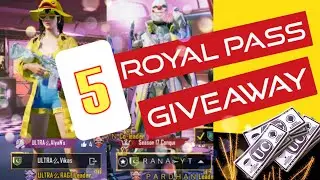 PUBG Royal Pass giveaway season 19 - Free Royal Pass - 5 Free Royal Pass Giveaway