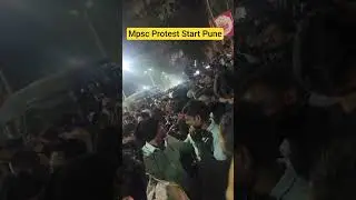 Mpsc आंदोलन अहिल्या Library पुणे ✌ #shorts #viral #pune #mpsc #psi #combine #protest
