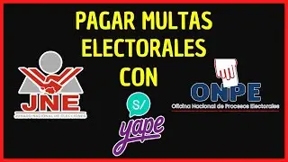 C&oacute;mo pagar MULTAS ELECTORALES ► ONPE ► JNE