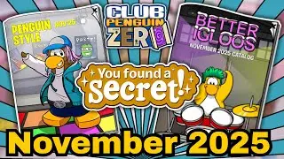 Club Penguin Zero | ✨ Ноябрь 2025: секреты улучшений в стиле пингвина и иглу! ✨