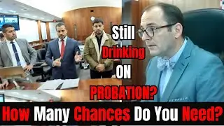 Probation Breach and Open DWI Lead to $50K Bond and Harsh Warning