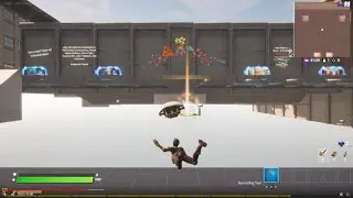 Fortnite Noob - VeeHaze - Glitches in Creative Play! + Creating Haunted Zombie Planet - No Talking