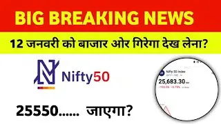 12 January Nifty 50 Analysis | Market Open Strategy | Support & Resistance