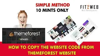 How to copy any HTML template from Themeforest free 100% (fit2web)