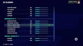 The Best End Of Year Realistic Xp Sliders In Madden 21 Franchise!