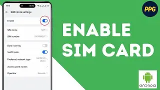 How to Enable a SIM card on Android ?