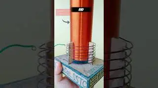 Nikola Tesla Invention | How to Make a Tesla Coil #shorts #science