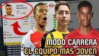 EL EQUIPO MAS JOVEN DE MODO CARRERA - FIFA 17 (16-17 Años)