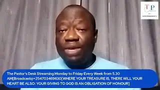The Pastor's Desk: Daily Word Encounter