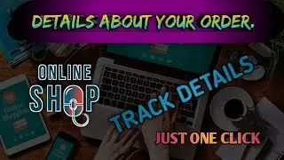 How to find out our order/ booking item tracking details.  With in 1 click