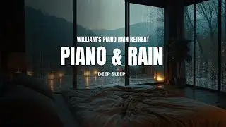 Relaxing Piano & Rain Sounds for Deep Sleep  Stress Relief in a Cozy Bedroom Ambience Night Music