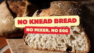 NO KNEAD, NO EGG, NO MIXER BREAD