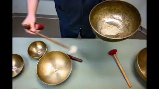 Singing bowls and gongs at 7 Notes Natural Health