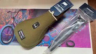 merrit cult brandon begin signature army green pivotal slim seat for bmx