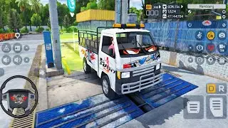 TRUCK SIMULATOR INDONESIA | PICKUP BAWA PASIR, JALANAN SLOW