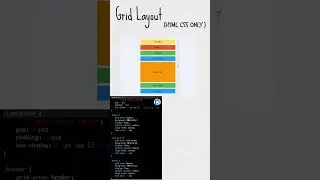 Grid layout you should know.. #coding #codenewbie #codinglife #project #html #css