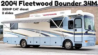 2004 Fleetwood Bounder 34M A Class 300HP CAT Diesel Pusher Motorhome from Porter's RV - $64,900