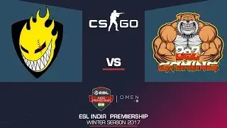 CS:GO | Brutality Vs 2Ez Gaming (Train) | ESL India Premiership 2017 | Winter | October | Day 1