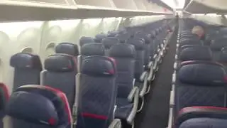 Empty Flight During The COVID-19 Lockdown