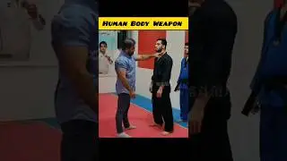 Human body weapon ☠️ #tutorial #selfdefense #martialarts #weapon #karate #kickboxing #safety #weak