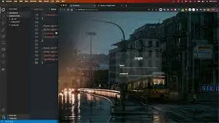 開發高質感登入頁面 & 下雨網頁特效 組合技一次教會你｜沈浸式陪伴開發｜老師陪我 Coding #7