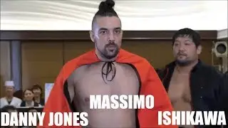 MASSIMO, Ishikawa and Danny Jones vs Kento Miyahara, KAI and Naoya Nomura at AJPW in Saga, Japan