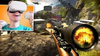 Sniper Elite VR: Quest 2  Gameplay & Review