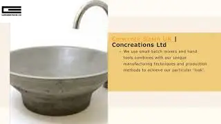 Concrete Bathroom Basin | Concreations Ltd