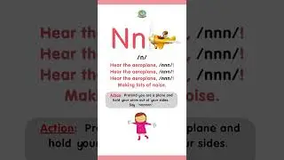 Jolly Phonics Song N sound #jollyphonicssong #jollyphonics #kids #preschool #phonicsounds