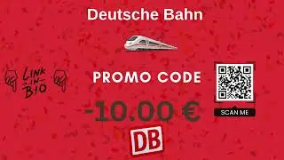 10&euro; Deutsche Bahn Gutschein 2025 🔥 Promo Code zum Sparen! | DB Ticket Rabatt sichern
