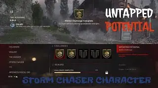NEW UNTAPPED POTENTIAL CHALLENGE STORM CHASER CHARACTER EASY GUIDE - COD WW2 ZOMIES