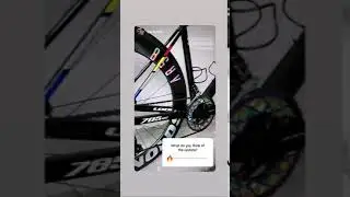 REYNOLDS AR58 combo with AbsoluteBLACK ' rainbow ' chainrings