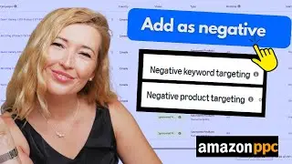 Amazon PPC Negative Keywords (step by step)