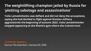 Yulia lemeshchenko accused of plotting sabotage and ass