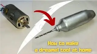 How To Make Mini Drill Machine At Home | DIY Dremel Tool | Multi Tool | By - Creative Bibaswan ||⠀