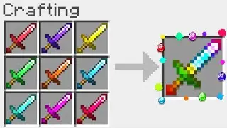 Minecraft UHC but you can craft SWORDS from any item you want...