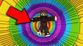 1 SUPER NOOB VS. DROPPER EXTREME DO RAINBOW (MINECRAFT)